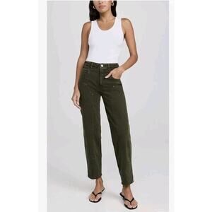Paige ALEXIS WORKWEAR Barrel VINTAGE BAYOU Green Double Knee 26